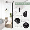 LED Lights Jewelry Cabinet Lockable Wall/Door Mounted Jewelry Armoire W/ Mirror