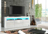 TV Unit I 160cm I Sideboard I Cabinet I TV Stand I White Gloss Doors I Free LED
