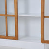 Sideboard Buffet Cabinet Bar Wine Cabinet Wood-Framed Glass Door Storage Cabinet