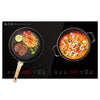 Built in Induction Hob,2 Zones Electric Hob 30cm,Touch Control&Child Safety Lock