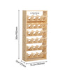 Wall Mounted Spray Bottle Holder Wooden Aerosol Can Storage Rack for Van Garage