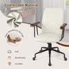 Velvet Swivel Rocking Leisure Chair Adjustable Home Office Computer Chair