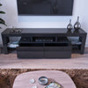 Modern 160cm TV Unit Cabinet Stand High Gloss Doors Entertainment Free RGB LED