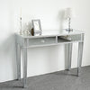 2 Drawers Glass Mirror Dressing Table Luxury Venetian Console Desk Dresser