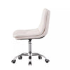 Adjustable Cushioned Computer Desk Office Chair Chrome Legs Lift Swivel Chairs
