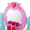 Girl Pink Vanity Table Children Kids Dressing Mirror Makeup Toy Pretend Play Set