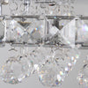 Cool White 40cm Modern Crystal Chandelier LED Ceiling Light Fixture Flush Mount