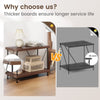 Costway 2-Tier Multipurpose Display Rack Industrial Storage Shelving Unit