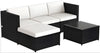 Rattan Garden Furniture Corner Sofa Set Coffee Table Outdoor Patio Conservatory
