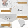 Bathroom Floor Storage Cabinet Free Standing Storage Organizer-White
