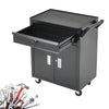 Steel Chest Tool Cabinet Wheeled Garage Tool Box Workshop Drawer Cabinet Cart