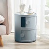 2-5 Tier Round Storage Unit Cabinet Drawers Towel Corner Table Bedroom Sofa