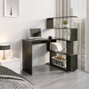 Mondeer L Shaped Computer Desk Corner Desk 360 Degree Rotatable Space Saving