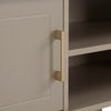 Dusk Sienna Taupe & Gold Effect 140cm TV Stand RRP £699