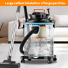 2000W Vacuum Cleaner Wet & Dry Bagless 25L Cylinder Powerful Compact Cleaning UK