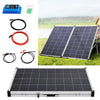 120W Solar Panel Kit Battery Charger 20A Controller For Car Van Caravan Boat UK