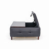 Extra Lift Up Square Storage Ottoman,Upholstered Coffee Table Storage Ottoman