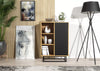Living Room Set Loft Retro Industrial TV Unit Stand Vintage Oak Cabinet Cupboard