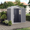 PP Garden Shed Equpments Outdoor Tools Storage Box Backyard Patio Shed Cabinet