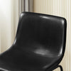 2x Breakfast Bar Stools Bar Kitchen Pub Stools Chairs with Backrest Metal Legs