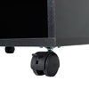 Floor Standing Printer Stand Home Office Storage Cabinet Shelf Rack with Wheels