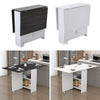 Drop Leaf Table Folding Kitchen Desk Extendable Dining Table Storage SpaceSaving