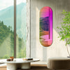 120cm Long Iridescent Wall Mirror Aesthetic Vanity Mirror Frameless Hallway Deco