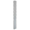 Garden Fence Posts 10 pcs Silver 180 cm Galvanised Steel