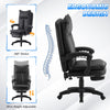Executive Racing Gaming Chair Faux Leather Computer Desk Chair Swivel Adjustable