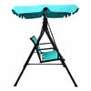 Garden Swing Chair 3 Seater Hammock Patio Outdoor Sun Shade W/ Adjustable Canopy