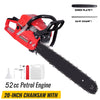 20" Chainsaw 52cc 2-Stroke Gas Powered Chain saws Handheld Gasoline Chainsaw Set