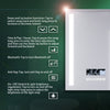 LED Bathroom Mirror Bluetooth Shaver Socket Illuminated Demister Clock Touch