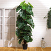 200cm Artificial Drip Tree in Pot Fake Faux Houseplant Realistic Outdoor Plant