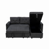 Panana Corner Sofa Bed with Storage PU Leather/Fabric Universal Corner Chaise