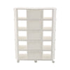 4-7 Tier Shoe Rack Stand Organiser Tall Folding Compact Tower Shelf Space Saving