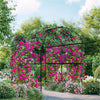 Garden Arch Trellis for Climbing Plants Outdoor 63" Large Tunnel Trellis Support