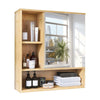 Wall-Mounted Medicine Cabinet with Mirror Single Door Bathroom Storage Cabinet