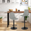 1/2/4/6x Bar Stool Kitchen Breakfast Pub Stool w/ Backrest Gas Lift Swivel Chair