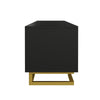 Modern TV Stand 160cm 4-Door TV Unit Cabinet Storage Living Room Furniture Black