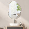 Irregular Wall Mirror Metal Frame Asymmetrical Mirror Decorative Vanity Mirror