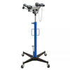 Vertical Hydraulic Transmission Gearbox Jack 500kg Height 127-208cm Swivel Wheel
