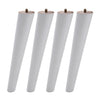 Set of 4 Oak Wood Furniture Legs Feet 10° Angled Oblique Tapered Stand Hoolder