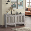 Small Medium Large Radiator Cover Vertical Slatted Grill Wooden Heating Cabinet