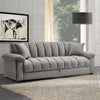 Chesterfield 3 Seater Sofa Bed Velvet Soft Button Couch Settee Sofabed Sleeper