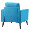Modern Upholstered Accent Sofa Chair Button Tufted Armchair Leisure Lounge Chair