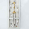 Glass Shower Panel with Thermostatic Mixer LANZAROTE White SCHÜTTE