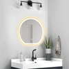 Illuminated Bathroom Mirror LED Light Demister Touch Sensor Time Display