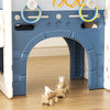 Toddler Slide Set,8in1 Kids Slide Playset wBasketball Hoop and Tunnel Playground
