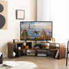 3 Pcs Adjustable TV Console Stand Modern Media Stand for 50 55 60 65 Inch TVs