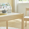 Kids Table and Chairs Set Wooden Preschoolers Children's Table with 2 Chairs Set